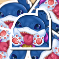 Jeff The LandShark Sticker